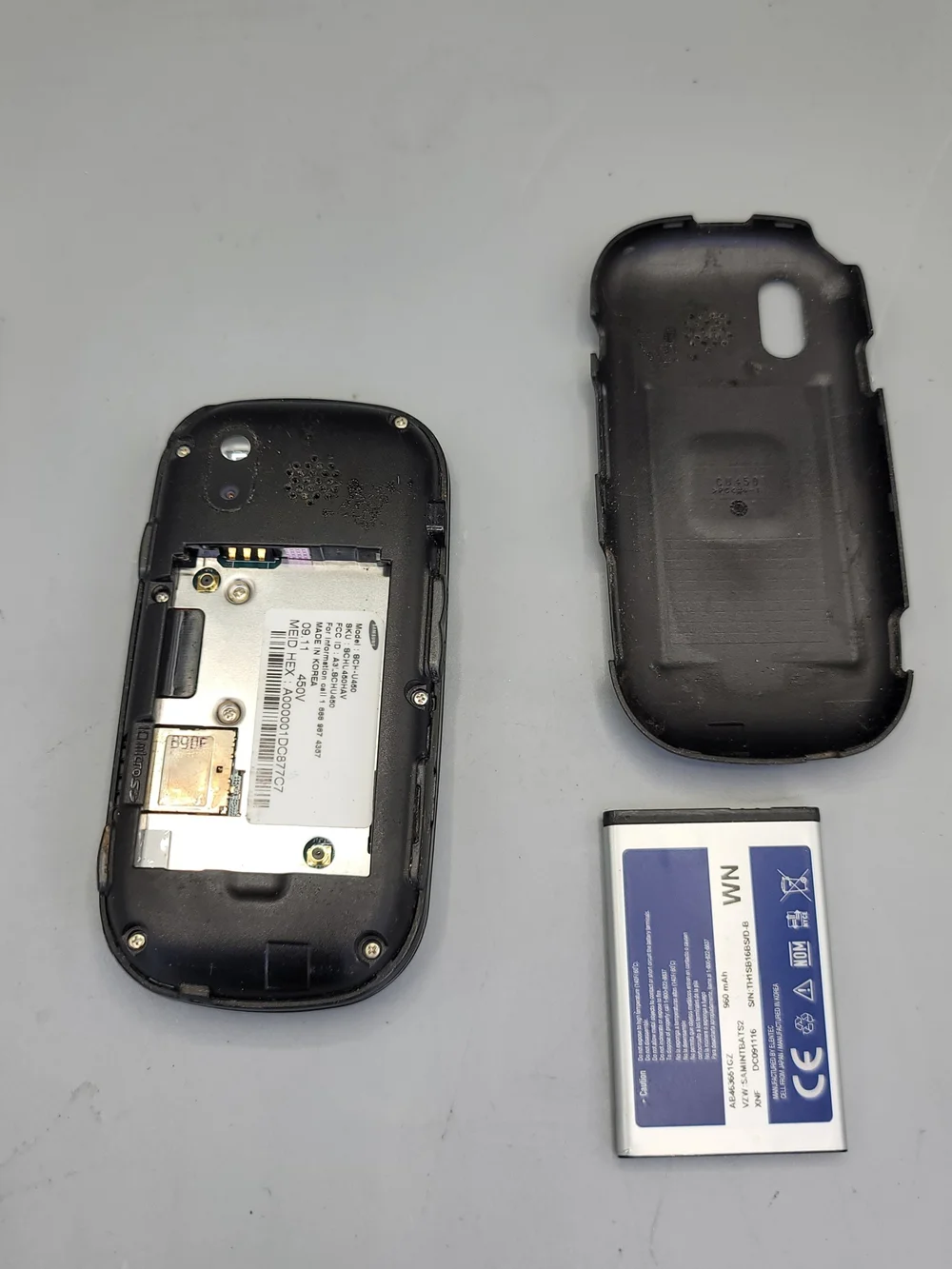 Samsung Intensity Verizon BLACK Cell Phone 1.3 MP Slider
